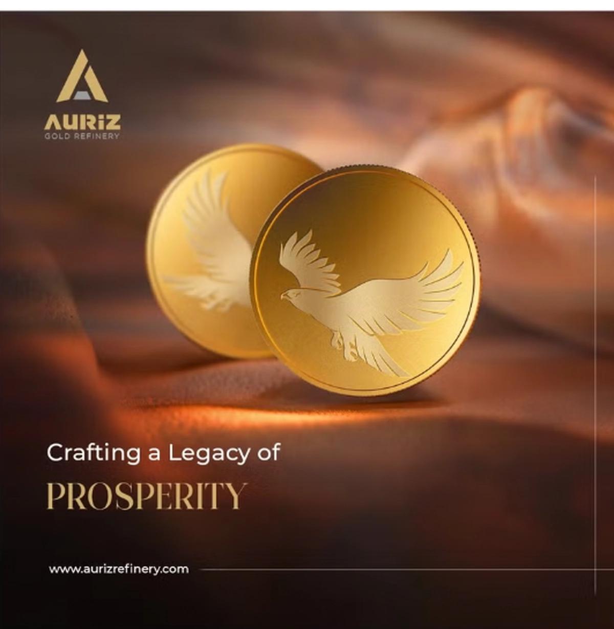 Auriz Minting 20gm 24K Gold Bar - Variable Design-2-2