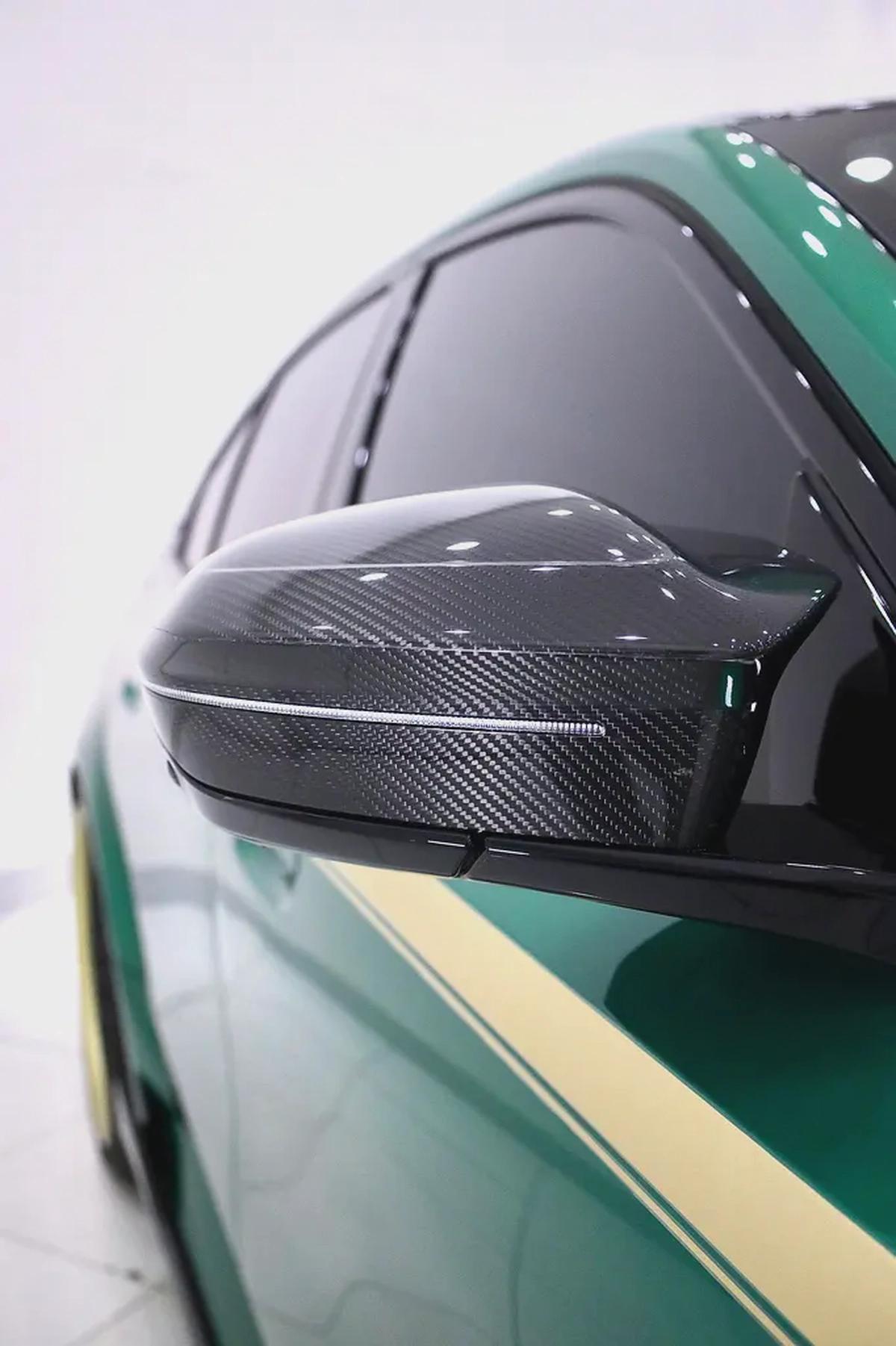 BMW M5 GCC +FULL CARBON MANHART KIT +AGENCY WARRANTY TILL 2031 +AKRAPOVIC EXHAUST+ HRE FORGED WHEELS-15-15
