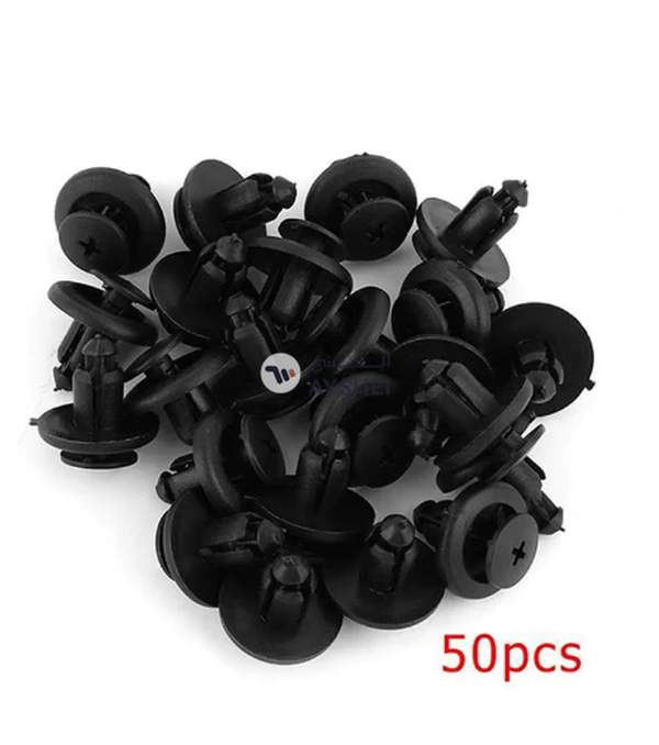 OUTAD 50 Pieces Universal Bumpers Fixings Clips For Mazda And Renault