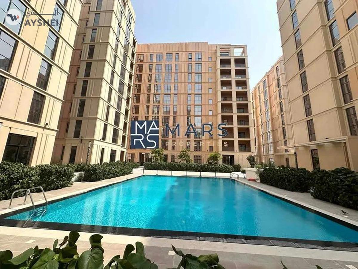Specious one bedroom with pool view in al mamsha-0-landscape