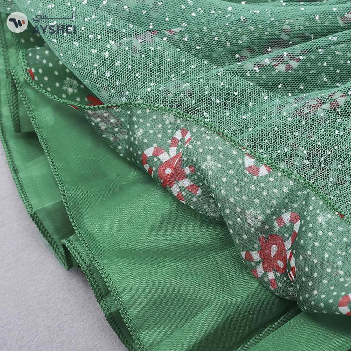 Babyqlo Fashion Reindeer Printed Dress for Girls-1-1