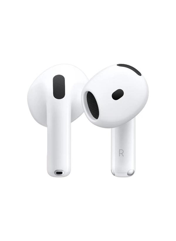 Apple AirPods 4 Wireless Earbuds, Bluetooth Headphones, Personalized Spatial Audio, Sweat and Water Resistant