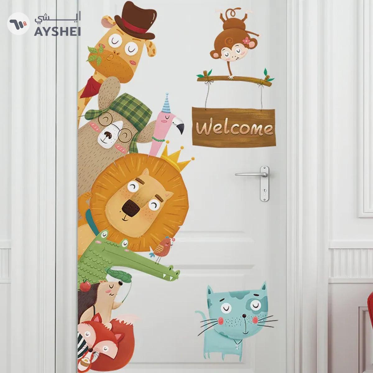 Babyqlo Zoo Animals Wall Sticker For Baby and Kids Room-0-portrait