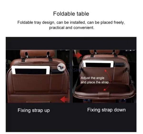 FED Multifunction Car Seat Pockets Folding Storage Bag