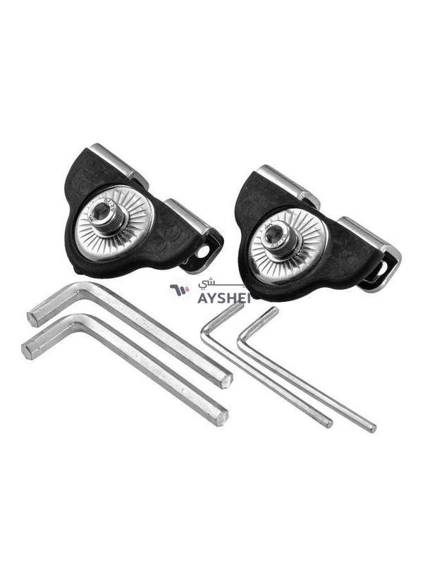 Generic 2-Piece Steel Hood Mounting Bracket Clamp Holder