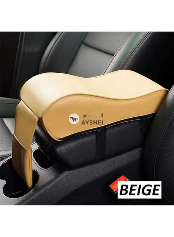Generic Car Armrest Cushion With Mobile Storage Pocket
