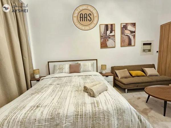 fully furnished spacious luxurious studio in the heart of jvc with free amenities