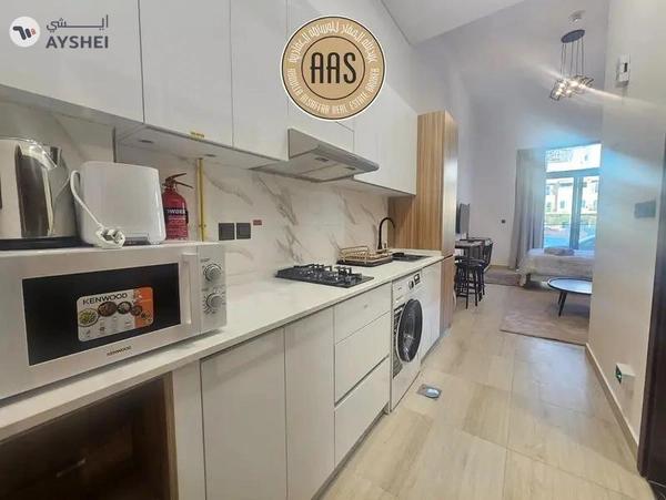 fully furnished spacious luxurious studio in the heart of jvc with free amenities