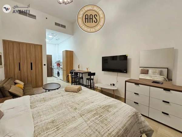 fully furnished spacious luxurious studio in the heart of jvc with free amenities