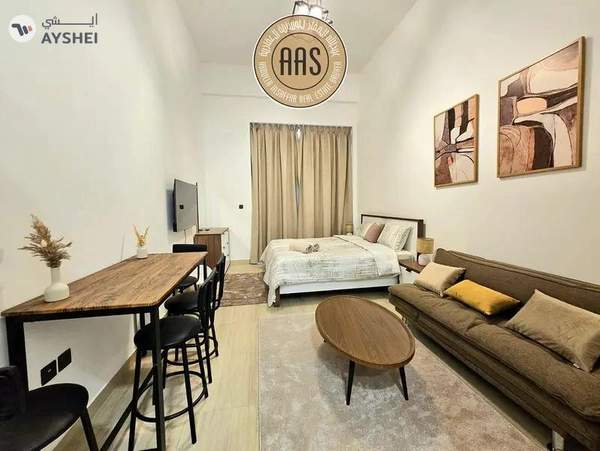 fully furnished spacious luxurious studio in the heart of jvc with free amenities