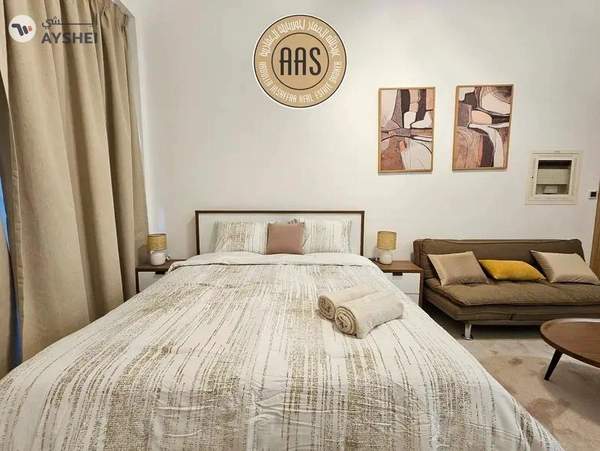 fully furnished spacious luxurious studio in the heart of jvc with free amenities