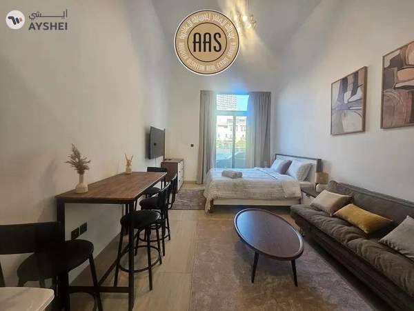 fully furnished spacious luxurious studio in the heart of jvc with free amenities