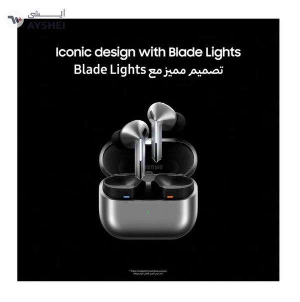 Samsung Galaxy Buds 3 Pro Silver with Galaxy Ai | Adaptive ANC
