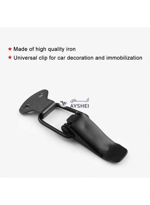 Generic 2-Piece Iron Bumper Fixed Safety Buckle
