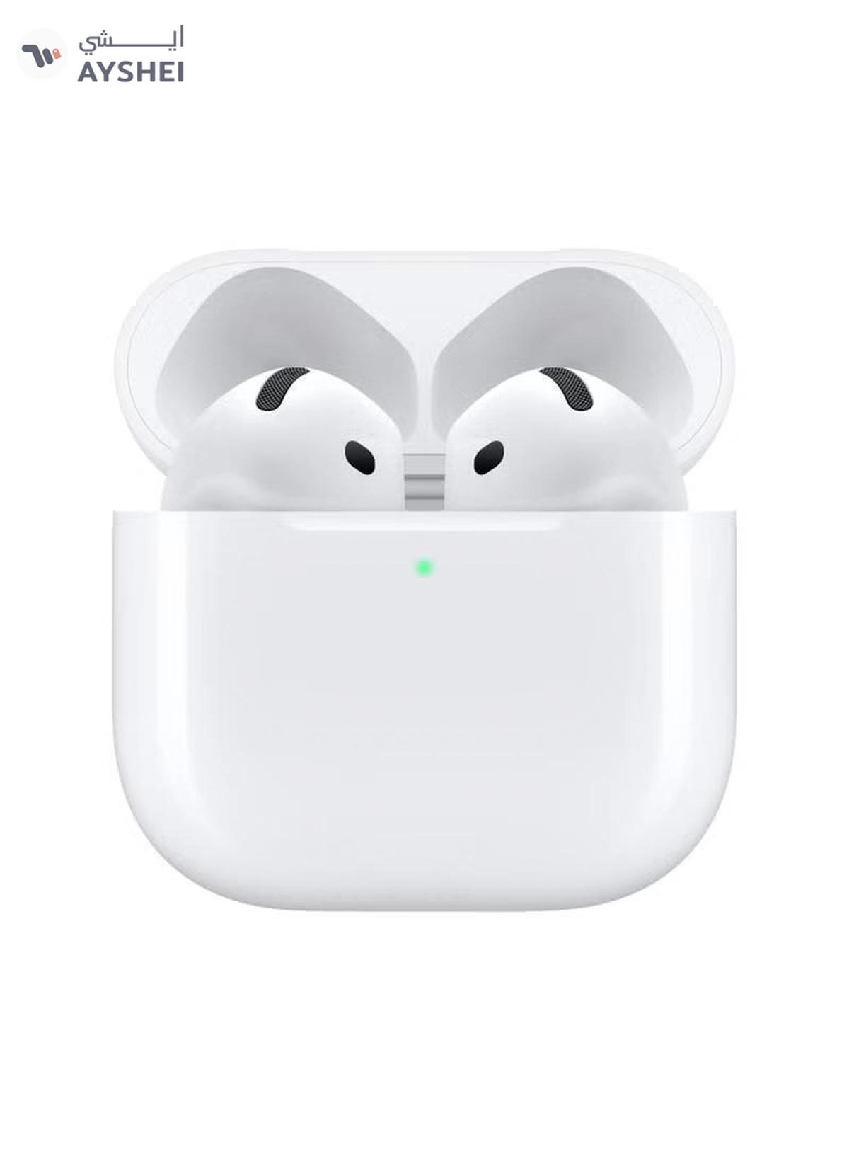 Apple AirPods 4 Wireless Earbuds, Bluetooth Headphones, Personalized Spatial Audio, Sweat and Water Resistant-0-portrait