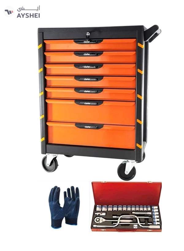 Tools Chest With 7 Drawers High Grade Metal Based Drawer