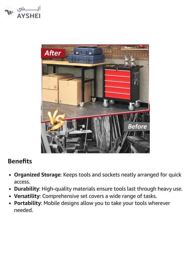 Tools Chest With 7 Drawers High Grade Metal Based Drawer