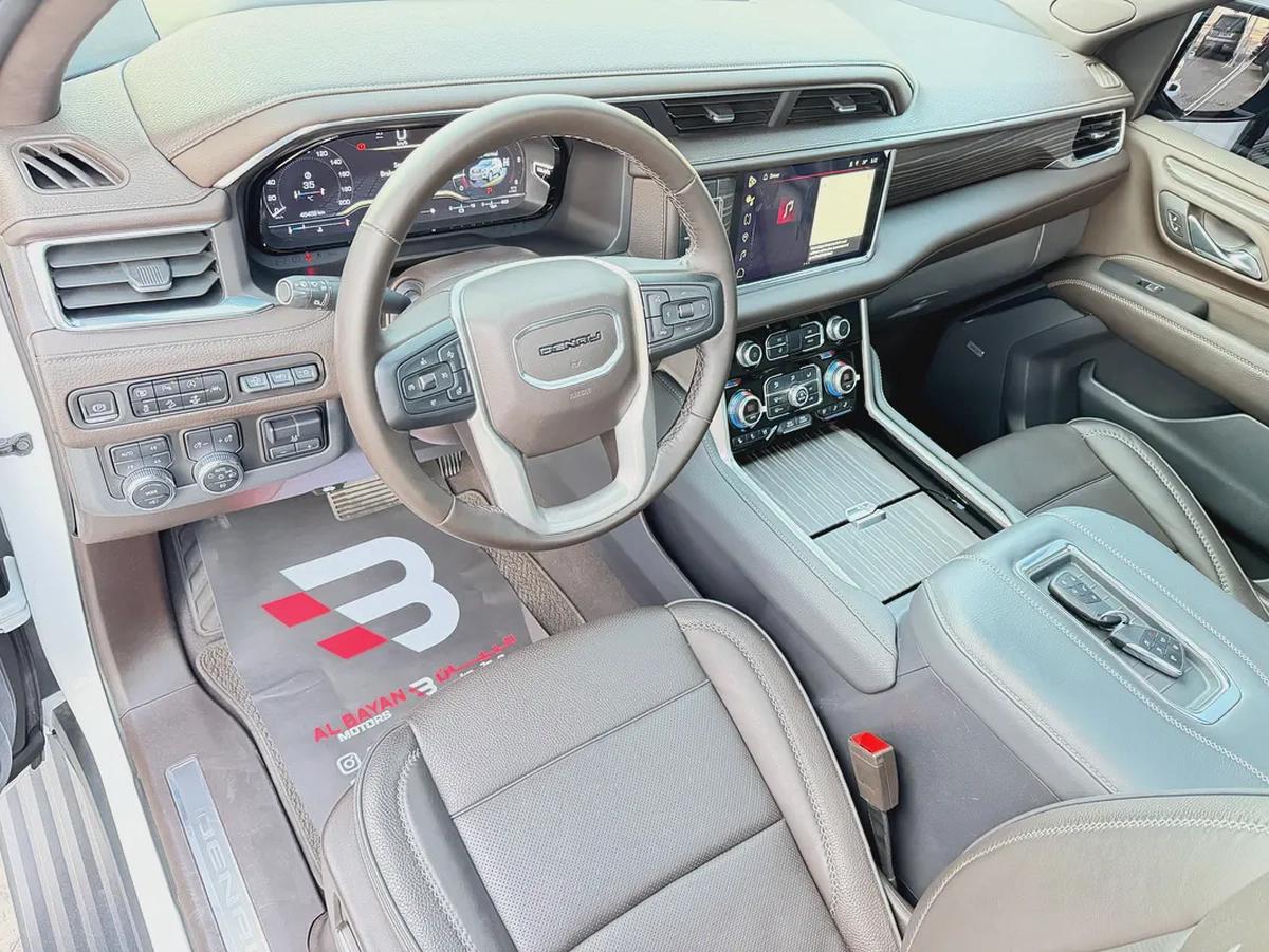 جي ام سي يوكن دينالي ابيض / رمادي خليجي الكندي 2023 GMC Yukon Denali - GCC Specs-7-7
