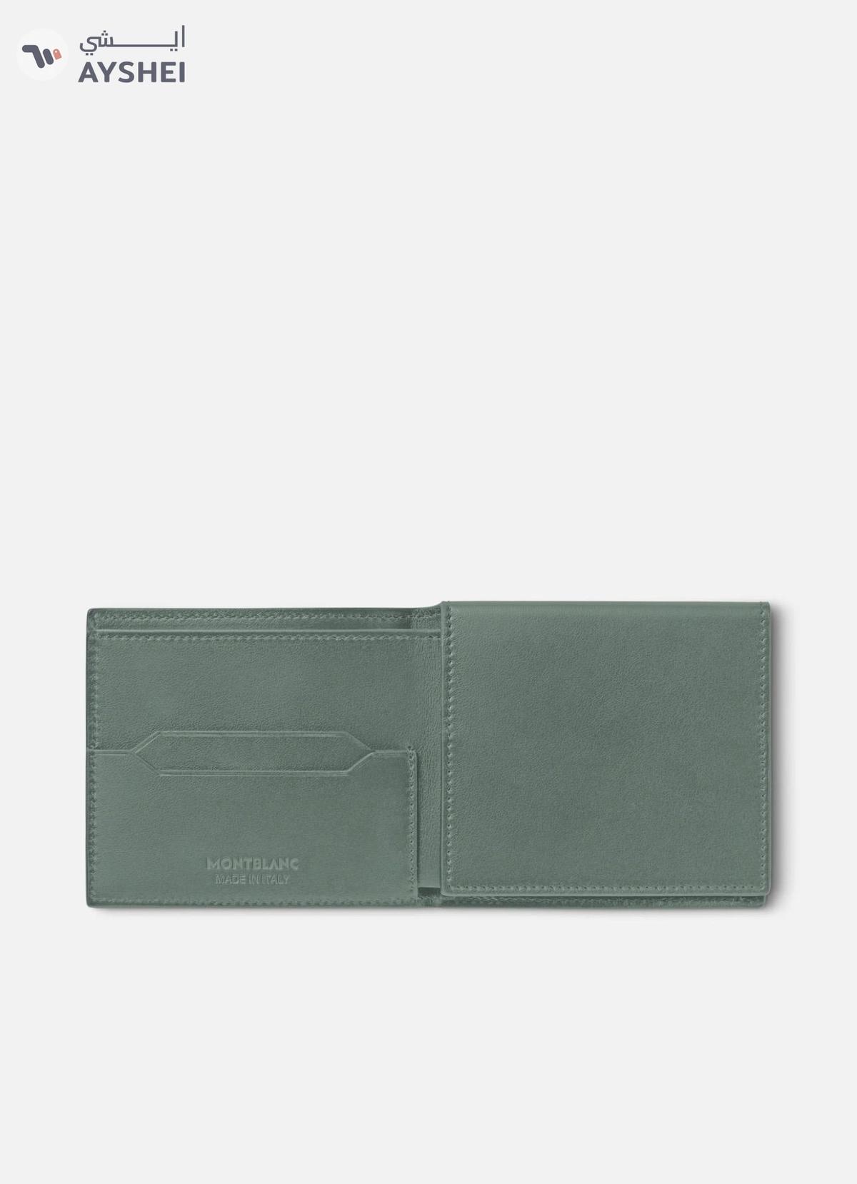 Mont Blanc Soft Trio Thin Wallet Green-1-portrait