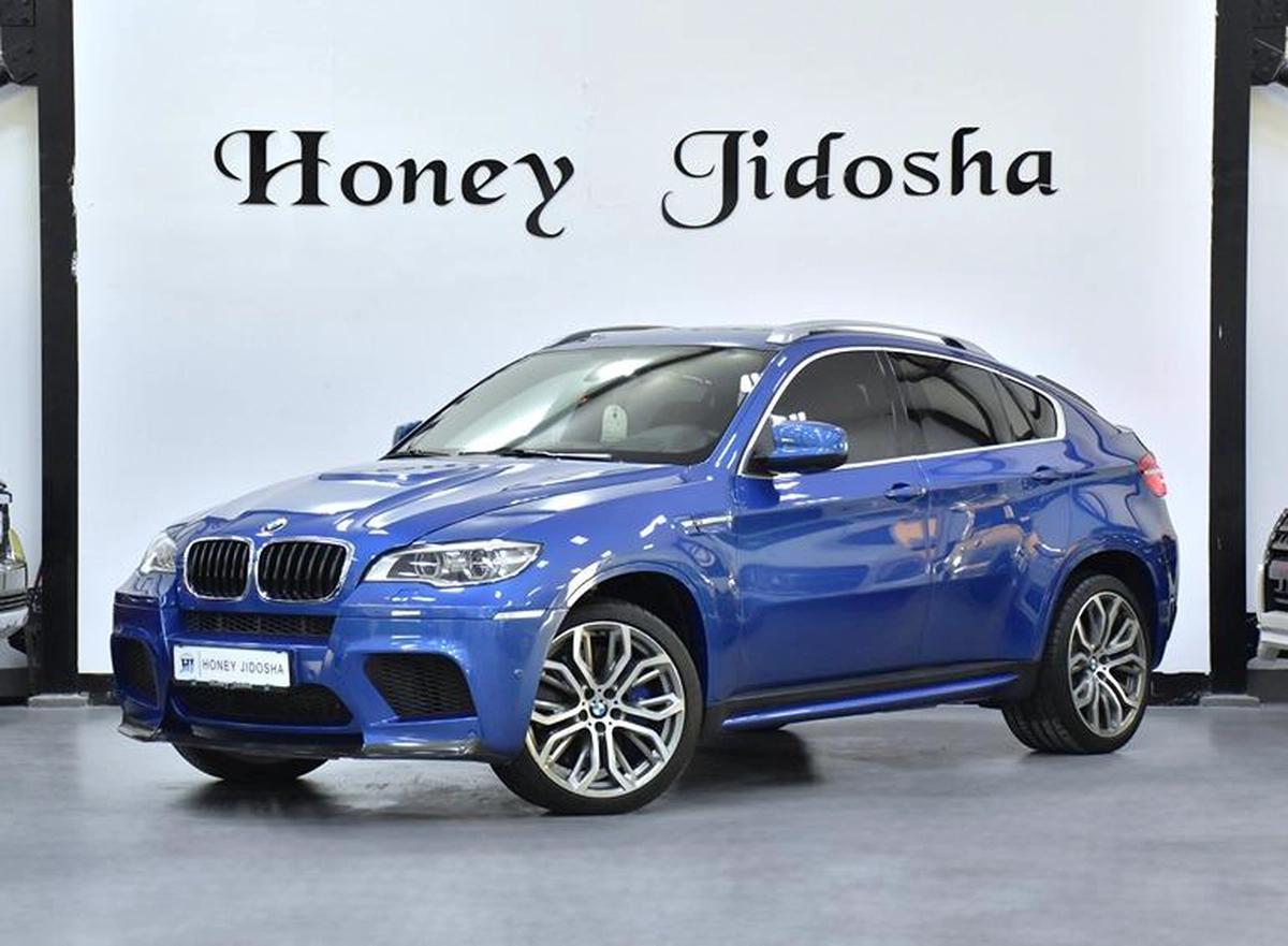 BMW X6 M ( 2013 Model ) in Blue Color GCC Specs-0-0