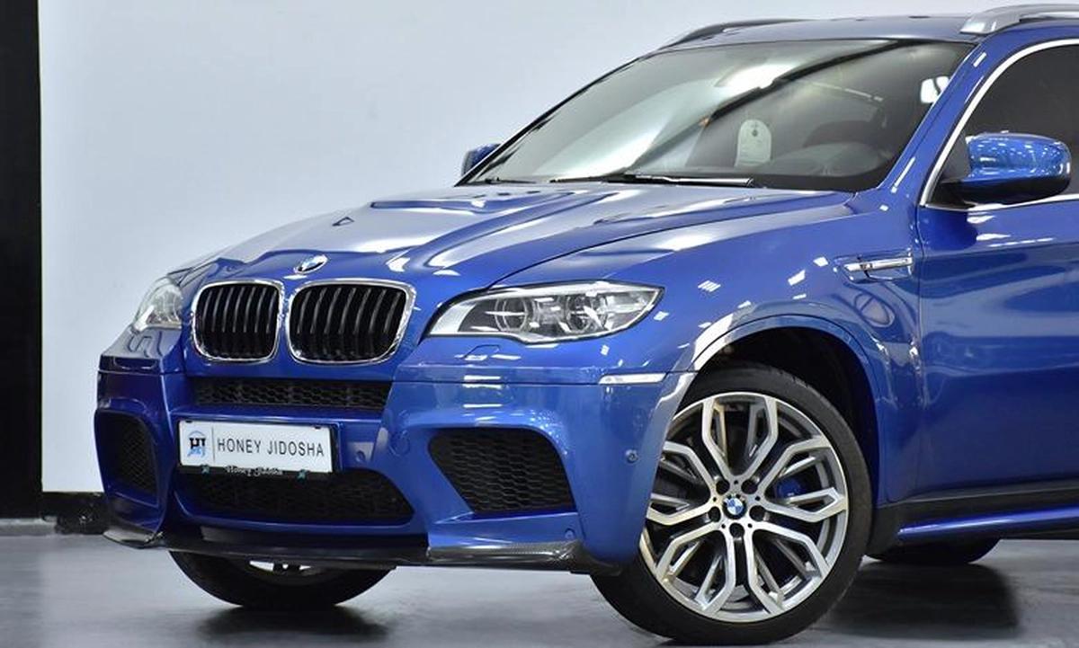 BMW X6 M ( 2013 Model ) in Blue Color GCC Specs-1-1