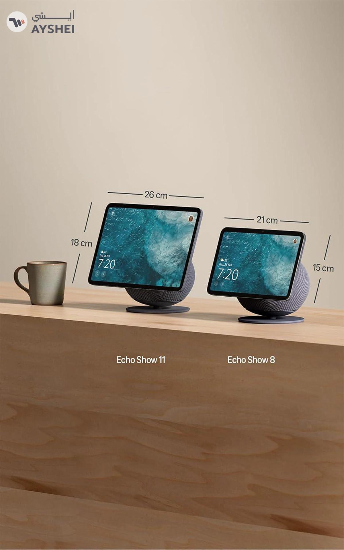 Echo Show 8 (newest gen), Vibrant HD 8.7-4-4