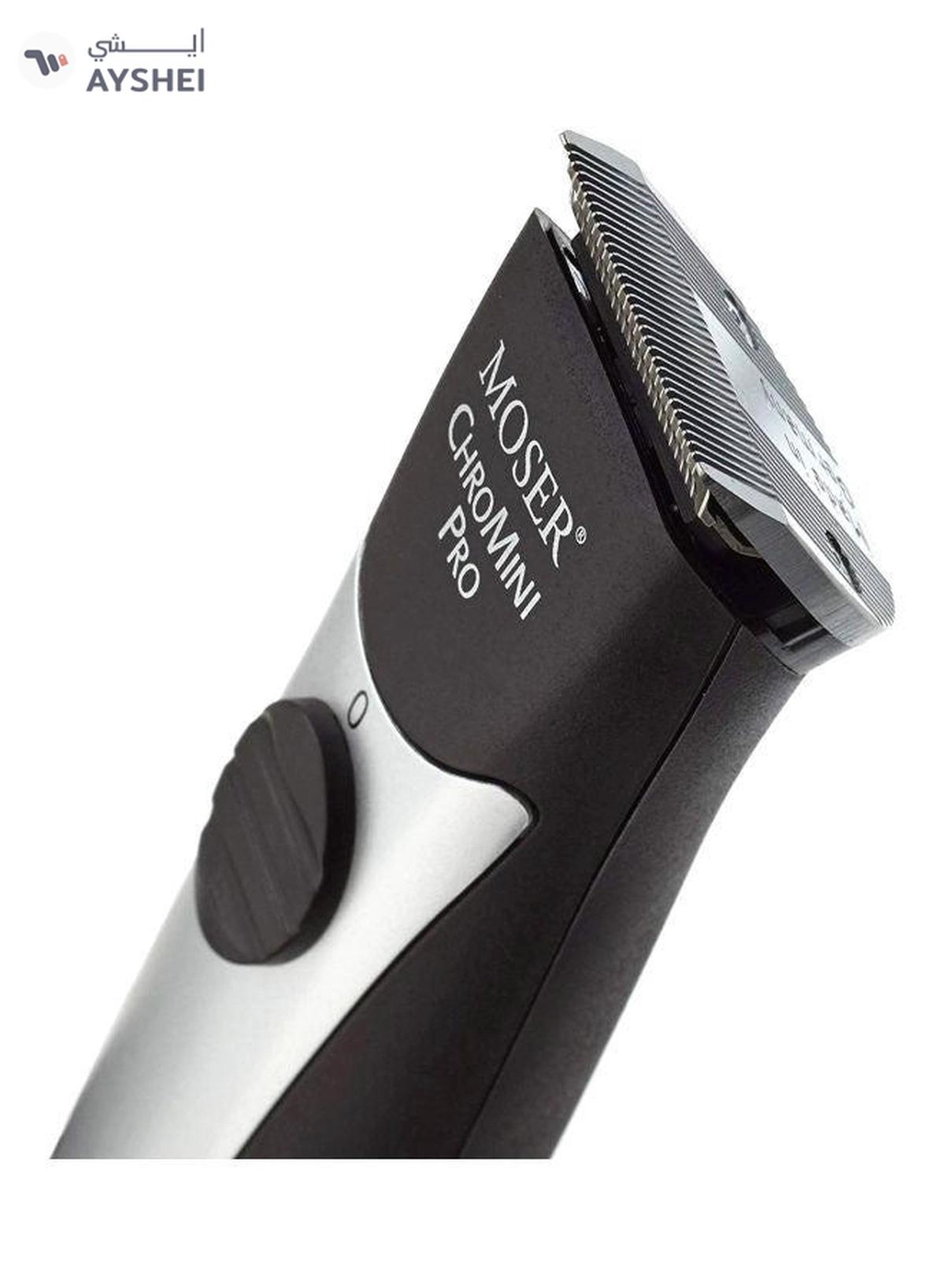 MOSER Chromini Pro Professional Battery Trimmer Black/Silver-5-5