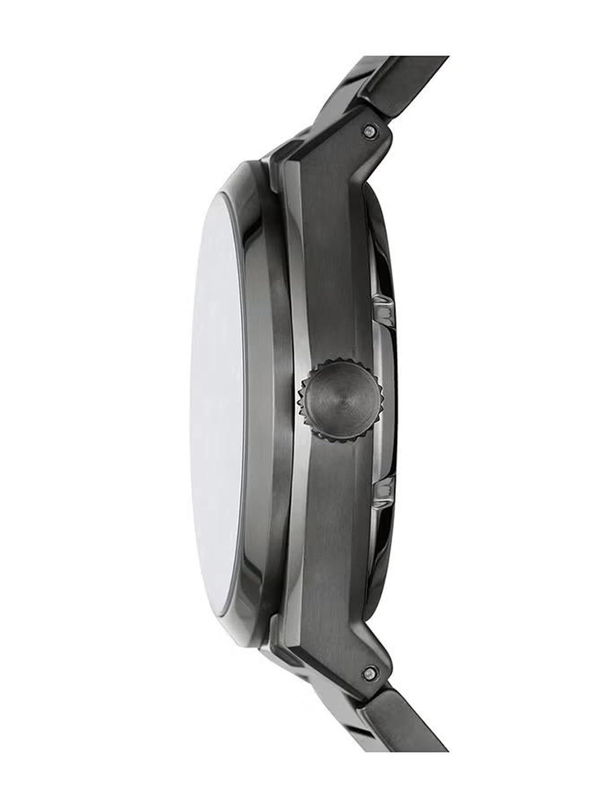 Fossil Men's Everett Round Shape Stainless Steel Automatic Wrist Watch ME3206 - 42 mm - Grey-4-4