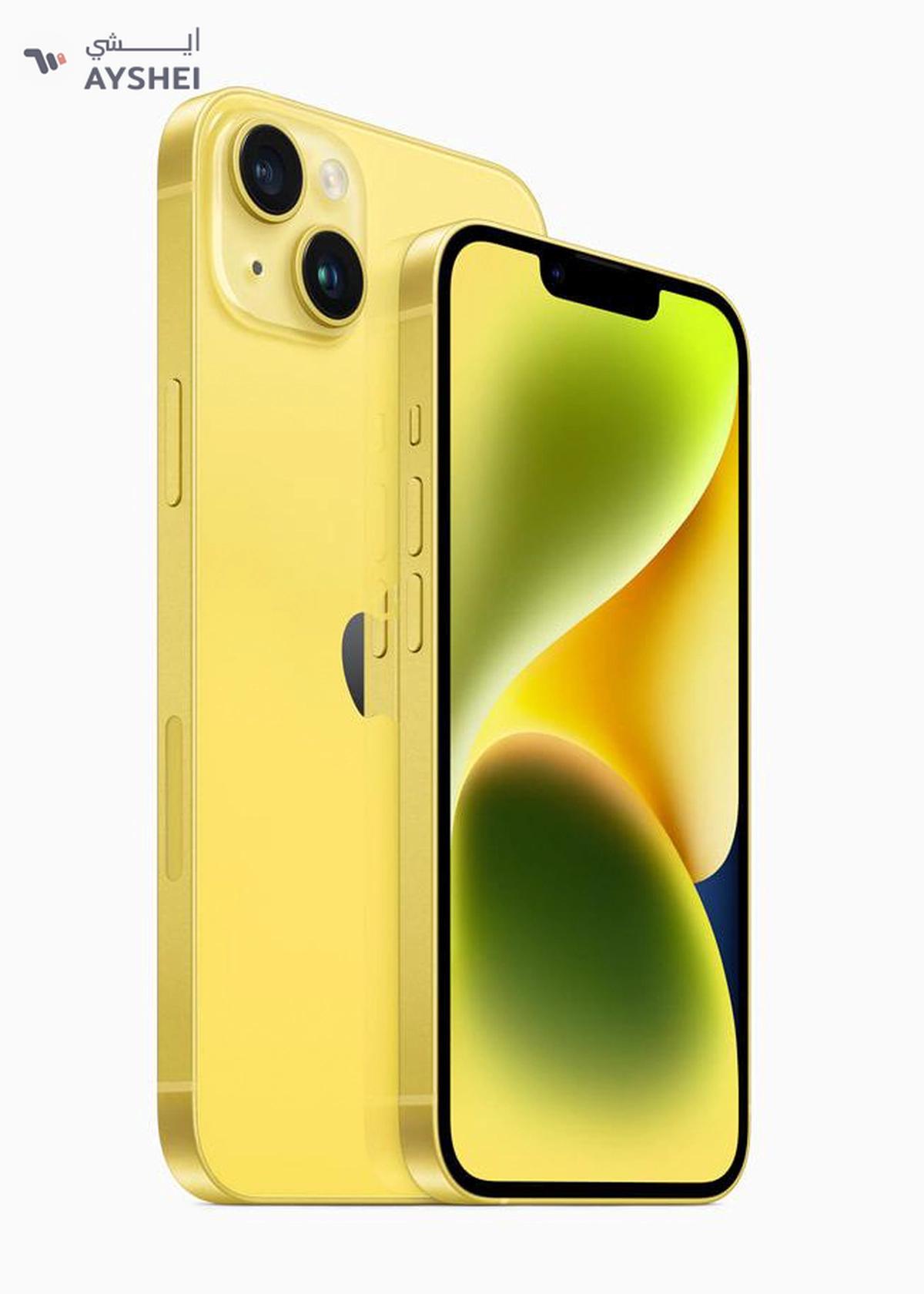 Renewed Apple IPhone 14 128GB Yellow- 12 months exclusive warranty by RedoShop.-1-1