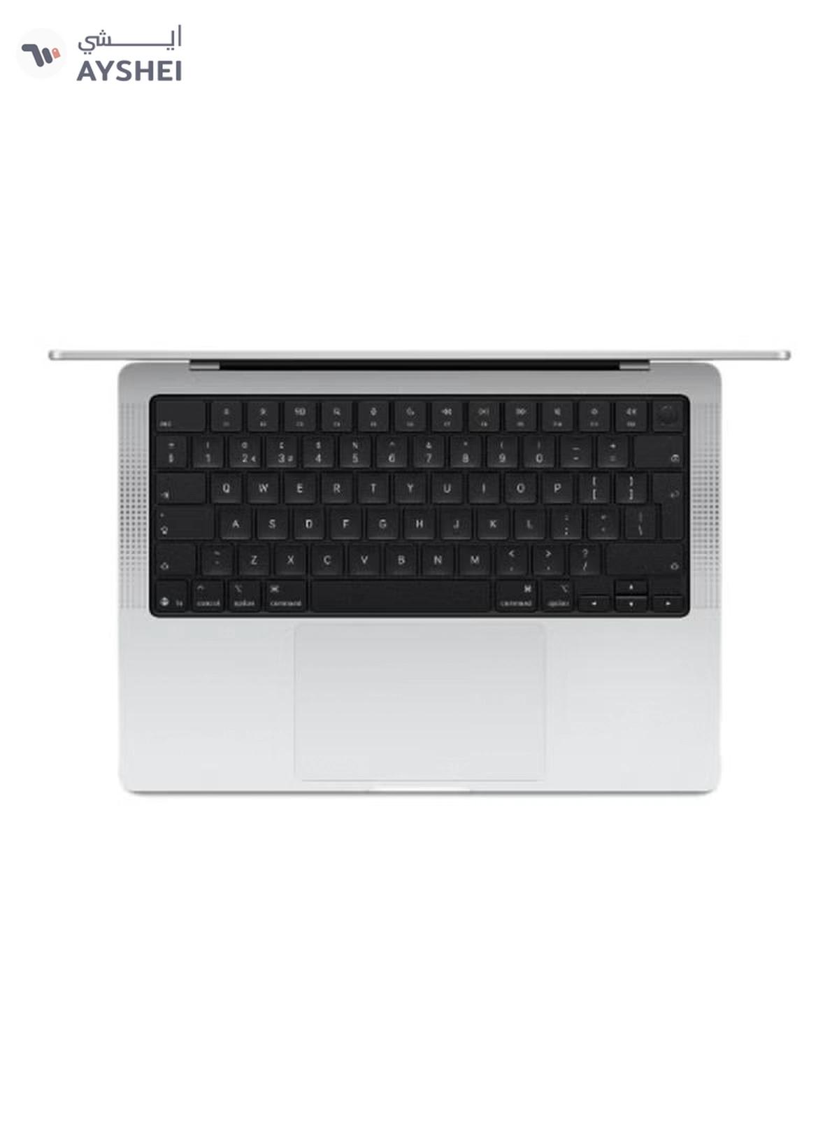 Apple New M5 Macbook Pro 2025 Laptop With 14‑inch XDR Retina Display, M5 chip with 10-core CPU, 10-core GPU Processor/16GB RAM/1TB SSD/MacOS English/Arabic silver-1-1