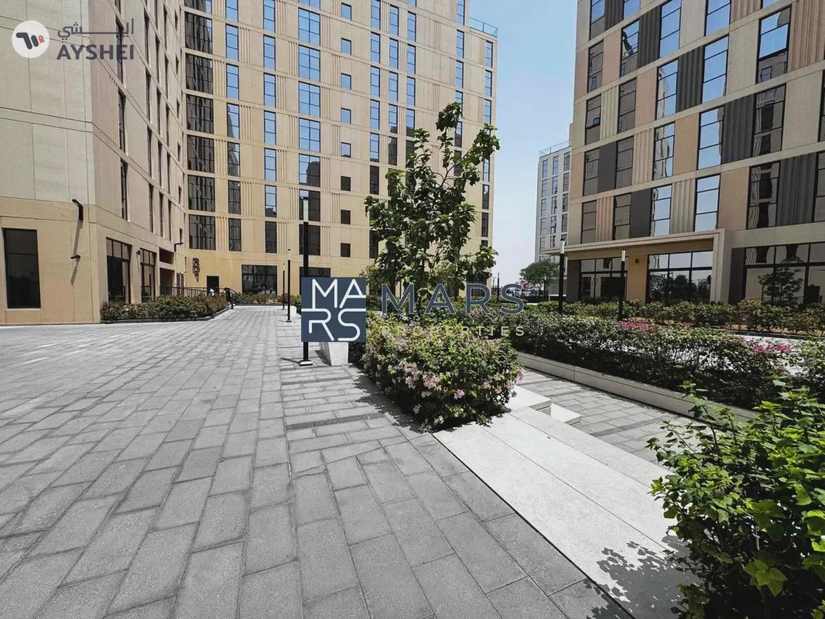 Luxurious brand new one bedroom with private garden and all facilities available in Al Mamsha.-0-landscape