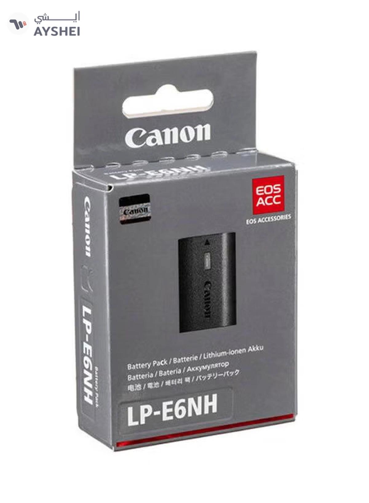 Canon 2130 mAh LP-E6NH Battery Pack Lithium-Ion Battery (7.2V, 2130mAh) Black-0-portrait