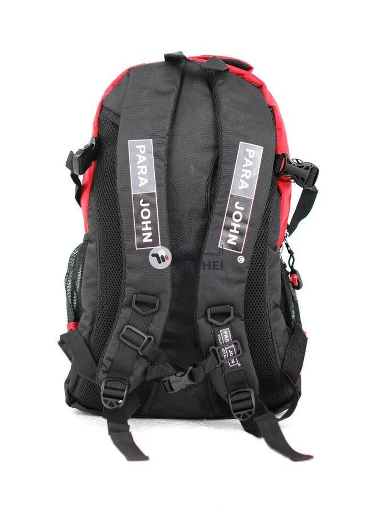 PARAJOHN Lightweight Large Capacity Backpack 18inch Red/Black-3-3