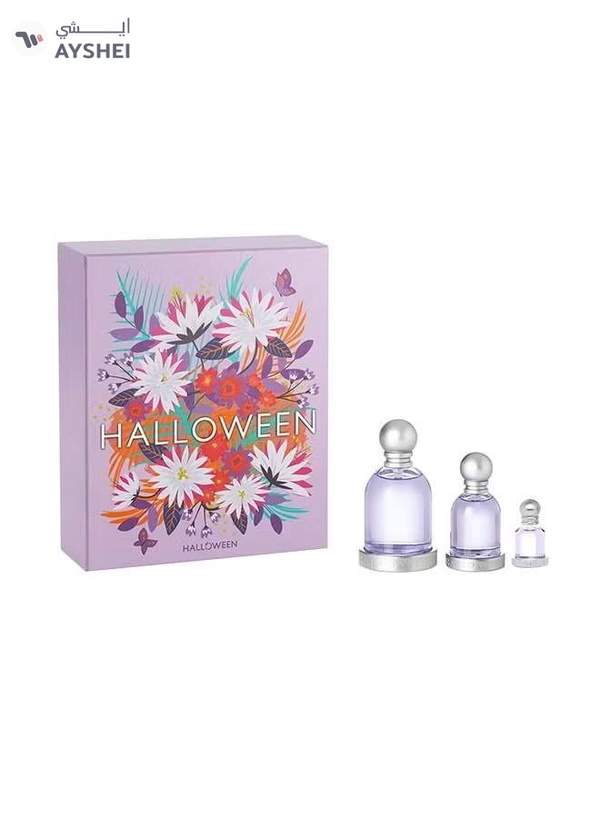 Jesus Del Pozo Halloween For Women - Eau de Toilette, 100 ml + 30 ml + 4.5 ml Miniature Gift Set