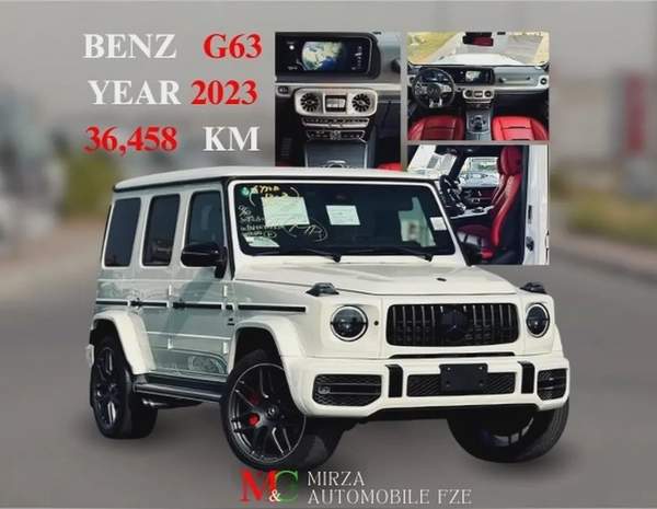 BENZ G63 ///AMG | EDITION 55 | 2023 | RED INTERIOR | ONLY : 36458 KM | JAPAN IMPORT | CLEAN TITLE