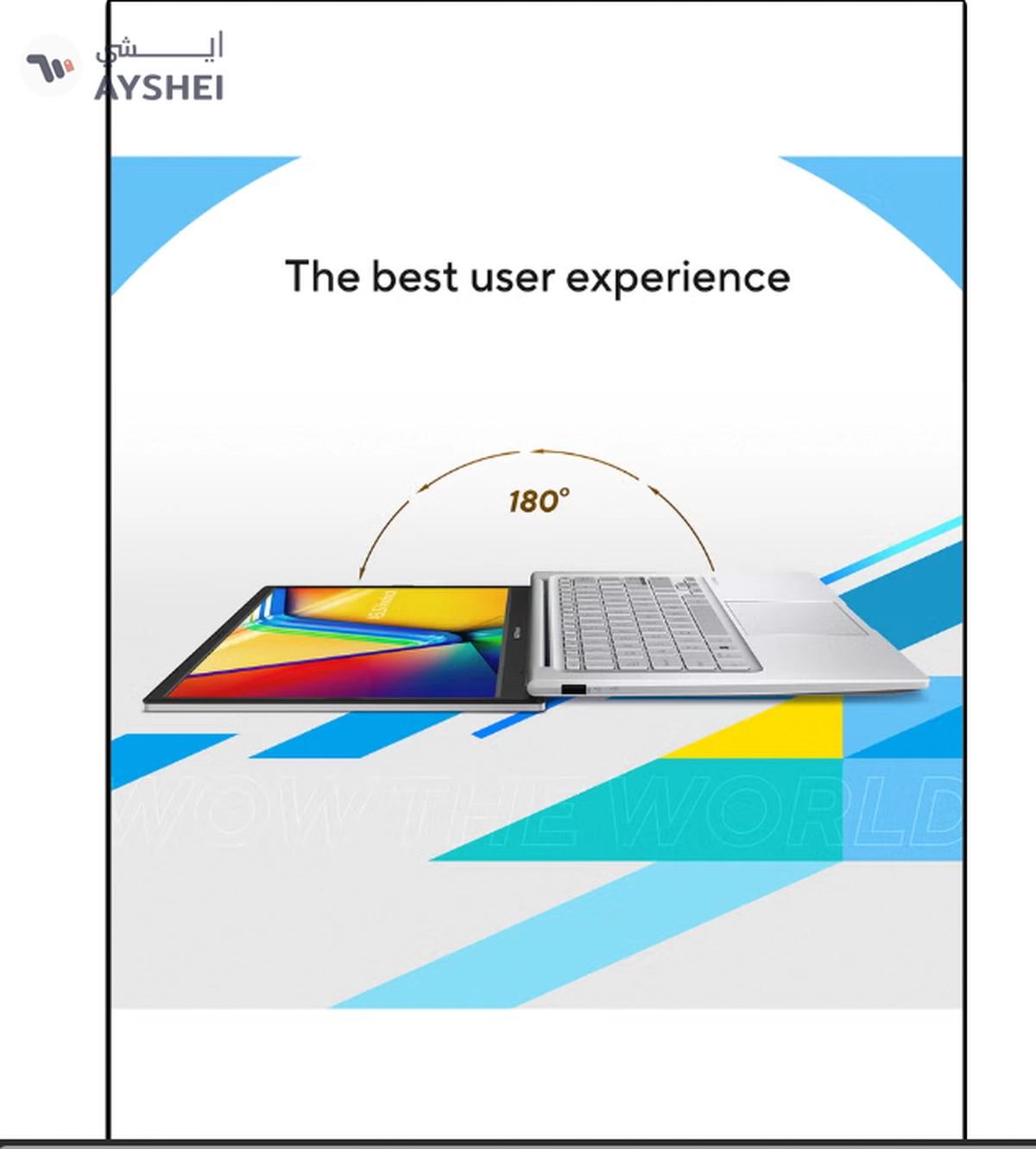 ASUS Vivobook 14 Laptop With 14-Inch Display, Core i5-1334U Processor/8GB RAM/512GB SSD/Intel UHD Graphics/Windows 11 Home English Quiet Blue English Quiet Blue-1-portrait