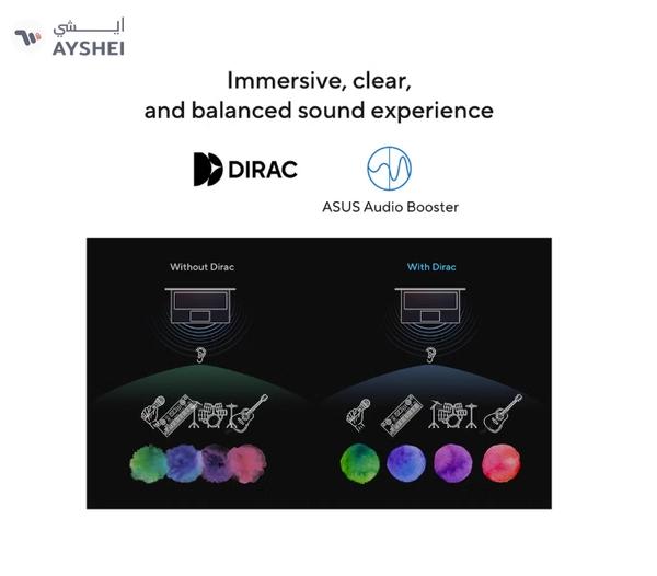 ASUS Vivobook 14 Laptop With 14-Inch Display, Core i5-1334U Processor/8GB RAM/512GB SSD/Intel UHD Graphics/Windows 11 Home English Quiet Blue English Quiet Blue