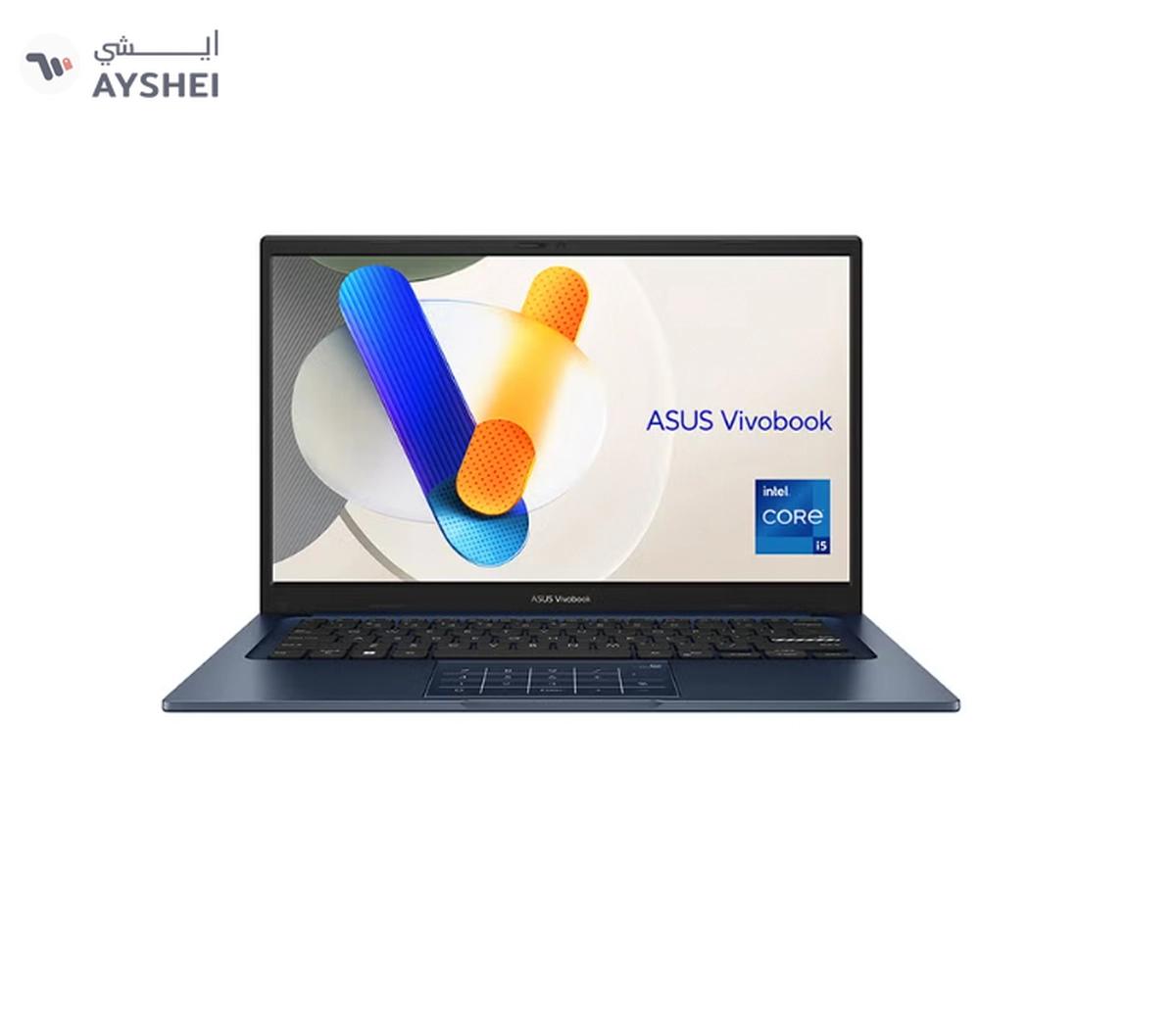 ASUS Vivobook 14 Laptop With 14-Inch Display, Core i5-1334U Processor/8GB RAM/512GB SSD/Intel UHD Graphics/Windows 11 Home English Quiet Blue English Quiet Blue-0-landscape