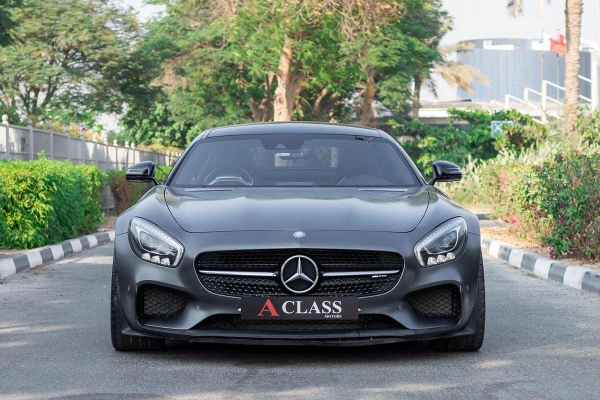 Mercedes-Benz AMG GT S Mercedes AMG GT S 2016 (GCC) in excellent condition, only 75,000 km. Powered by a 4.0L V8 Twin-Turbo-1-1