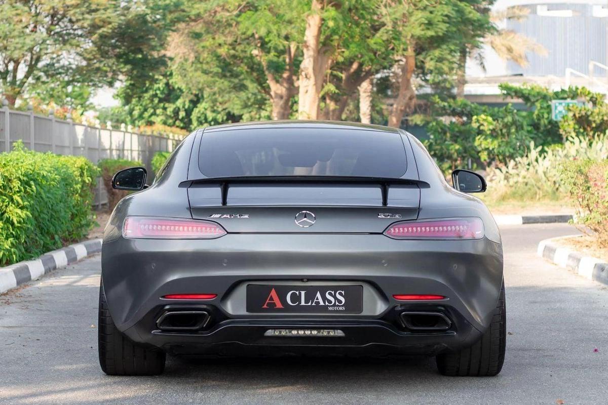 Mercedes-Benz AMG GT S Mercedes AMG GT S 2016 (GCC) in excellent condition, only 75,000 km. Powered by a 4.0L V8 Twin-Turbo-2-2