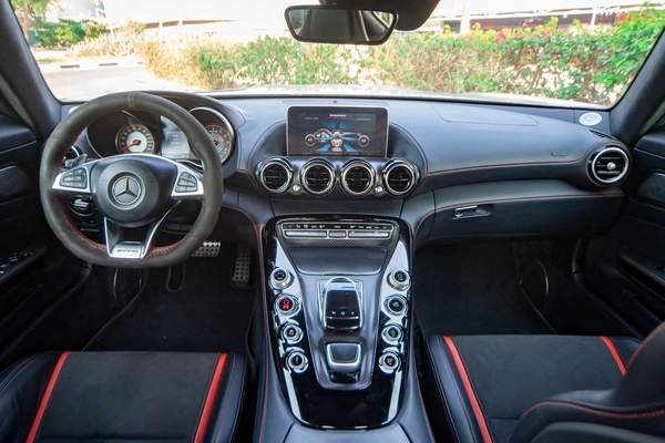 Mercedes-Benz AMG GT S Mercedes AMG GT S 2016 (GCC) in excellent condition, only 75,000 km. Powered by a 4.0L V8 Twin-Turbo