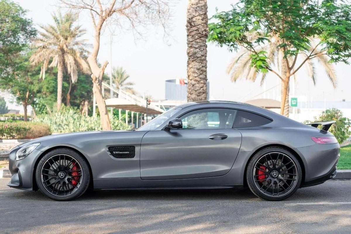 Mercedes-Benz AMG GT S Mercedes AMG GT S 2016 (GCC) in excellent condition, only 75,000 km. Powered by a 4.0L V8 Twin-Turbo-10-10