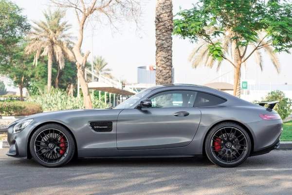 Mercedes-Benz AMG GT S Mercedes AMG GT S 2016 (GCC) in excellent condition, only 75,000 km. Powered by a 4.0L V8 Twin-Turbo