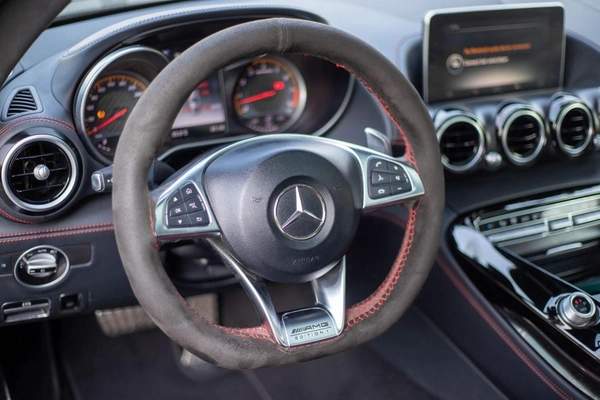 Mercedes-Benz AMG GT S Mercedes AMG GT S 2016 (GCC) in excellent condition, only 75,000 km. Powered by a 4.0L V8 Twin-Turbo