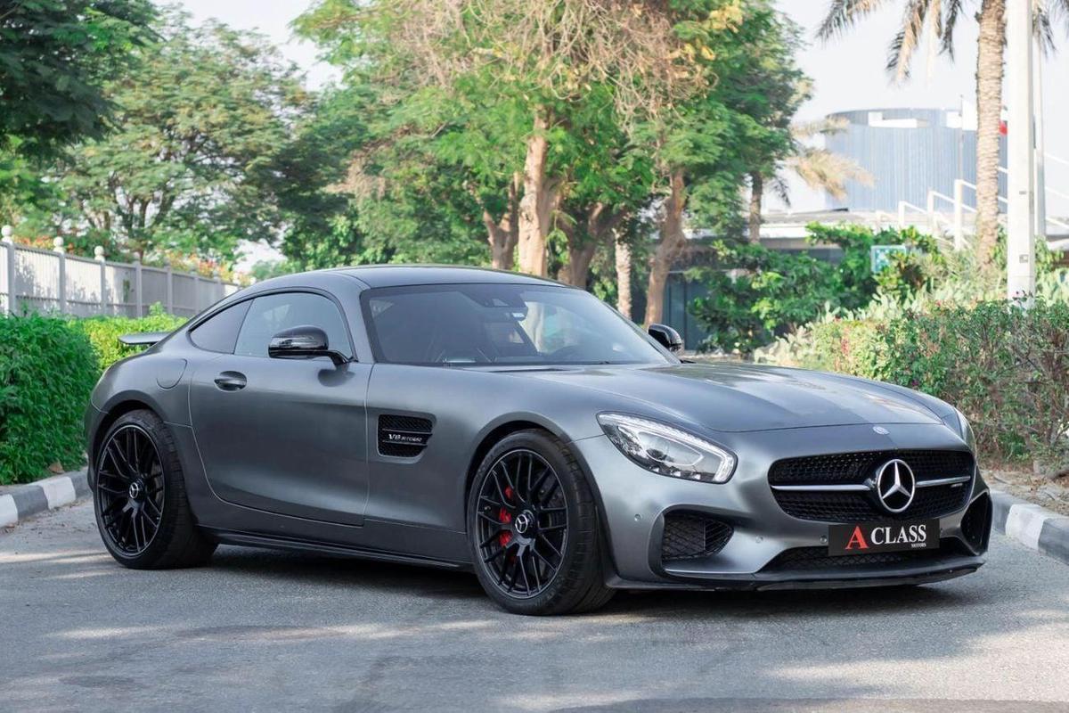 Mercedes-Benz AMG GT S Mercedes AMG GT S 2016 (GCC) in excellent condition, only 75,000 km. Powered by a 4.0L V8 Twin-Turbo-22-22