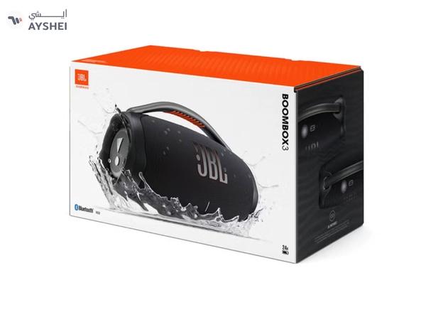 JBL Boombox 3 Portable Speaker With Massive Signature Pro Sound Black