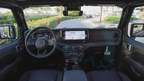 ( 5 Years Warranty + 3 Years Service ) 2025 Jeep Wrangler Rubicon 2.0L Turbo 4x4 GCC 0Km