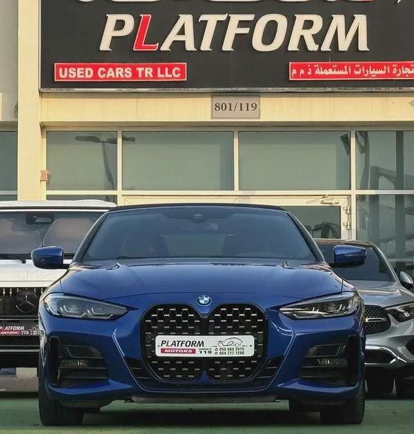 BMW 420I model 2023 gcc original paint بي ام دبليو 420i موديل ٢٠٢٣ خليجي صبغ وكالة