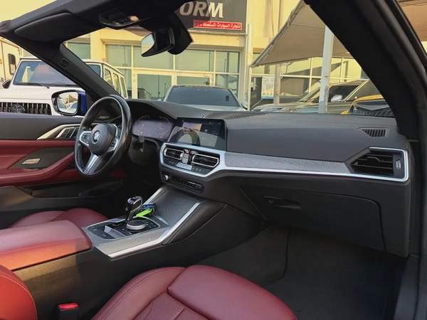 BMW 420I model 2023 gcc original paint بي ام دبليو 420i موديل ٢٠٢٣ خليجي صبغ وكالة