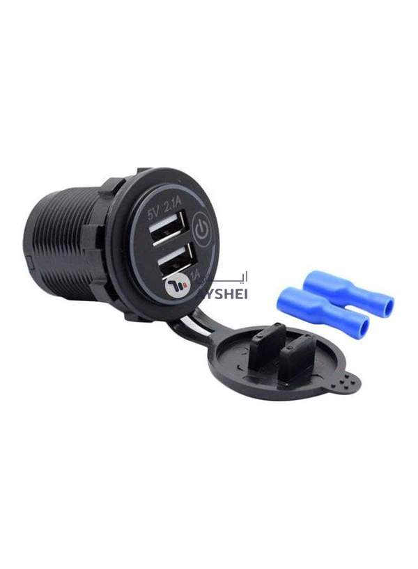 Generic Dual USB Charger Socket Voltmeter